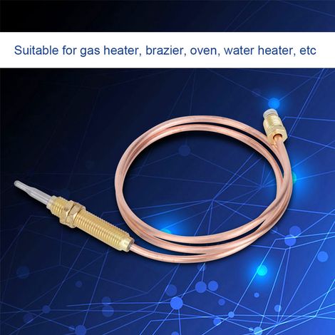 Accessoires pour chauffage/foyer extérieur à gaz/barbecue M81, protection contre l'extinction de la flamme, thermocouple fileté universel 600 mm (1/4)