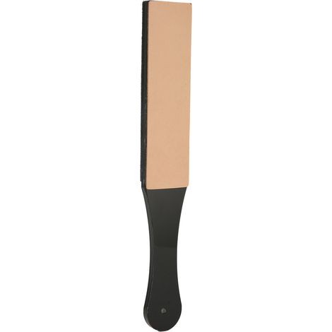 Paddle de Cuir à Rasoir Double Face Ergonomique pour Affûtage de Couteaux et Ciseaux (1/5)