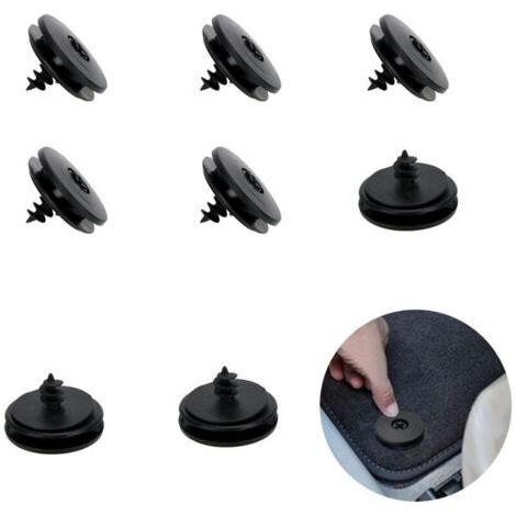 Clips De Fixation Tapis De Sol Voiture,Ispchen 8pcs Clip Tapis De Sol Voiture Clip Universel Pour Tapis De Voiture Supports De Fixation Pour Tapis Antidérapants Clip Tapis De Sol Voiture(8 (1/4)