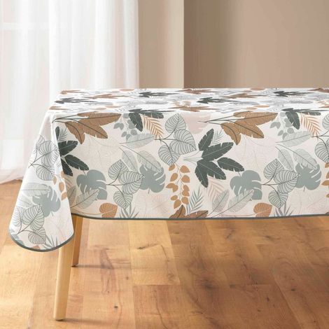 Nappe rectangulaire 150x240 antitache imprimé FIDJI (1/4)