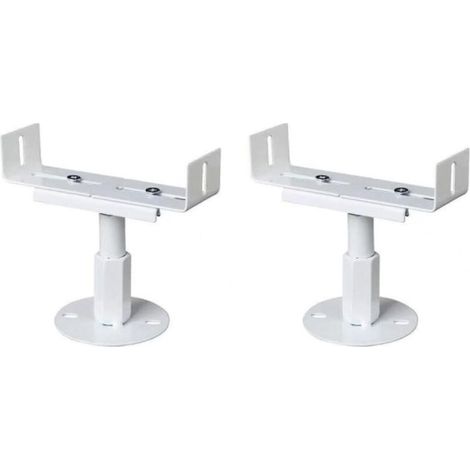 Blanc,Lot de 2 pieds de radiateur, hauteur réglable de 8 à 13 cm, style architectural traditionnel, résistant au sel et au brouillard pour radiateurs en fonte (1/5)