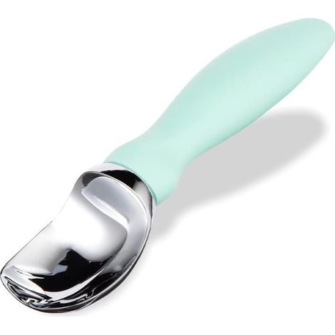 Paletta per gelato – Paletta per gelato in acciaio inox – Per gelato, sorbetto, impasto per biscotti, melone e yogurt gelato (verde) (1/5)