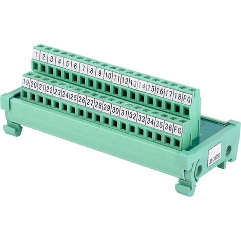 Bornier, connecteur de câble, module PLC SCSI 36P 35 mm, fournitures électriques sur rail DIN (1/5)