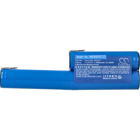 vhbw Batería compatible con Wolf AGS tijeras cortacésped 2000mAh 11,1V Li-Ion