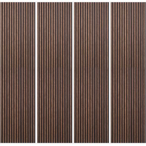 4 x pannello fonoassorbente in legno 3D per interni 240x60cm Kover-SO (1/5)