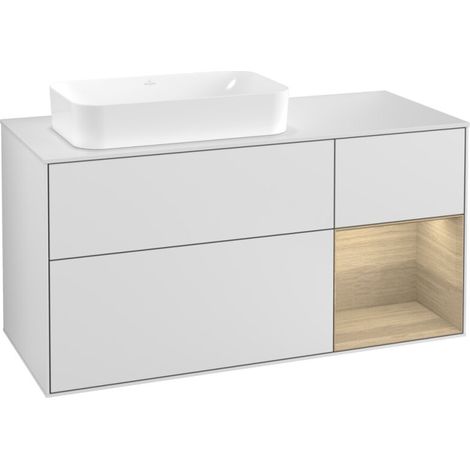 Villeroy & Boch G281PCMT Meuble sous lavabo Finion G28 (1/2)