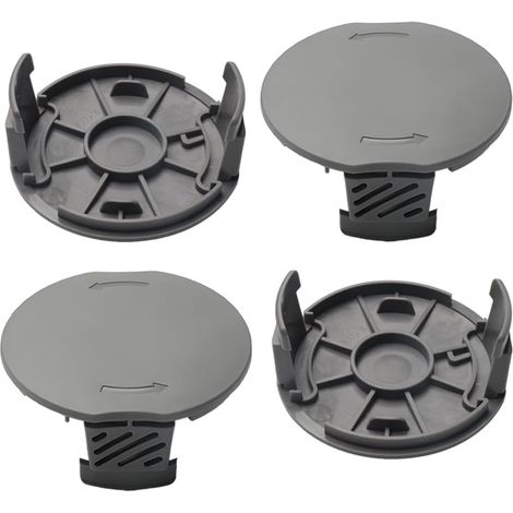 CCYKXA4 PCS compatible avec les tondeuses Bosch F016F05320,pièces Capuchons de bobine(Noir),Capuchon de Tondeuse à Gazon Bobine de Remplacement (1/5)