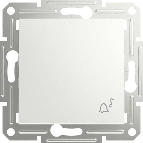 Schneider Electric Taster Klingelsymbol Asfora Weiß (RAL 9003) EPH0870121D 1 St. (1/5)