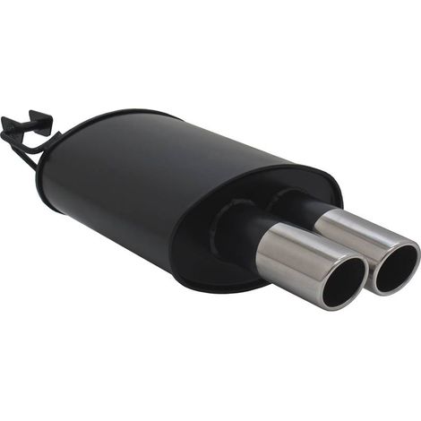 Silencieux Echappement BMW Serie 5 E39 Berline 96-03 - 2x76mm SR-27672673