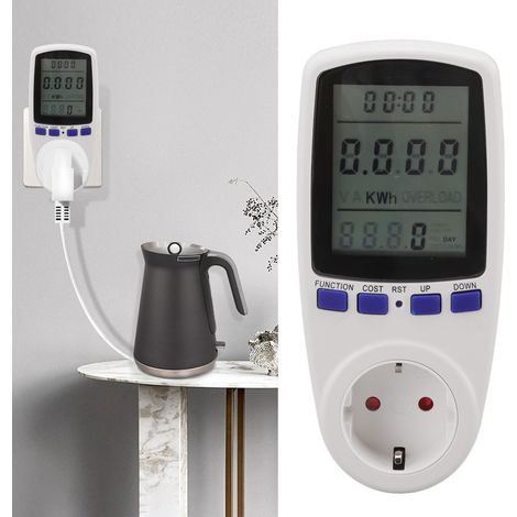 SZ-508 Energiezählersteckdose, Verbrauchsmonitor, Spannungs-, Strom- und Leistungsdetektor, Abrechnungszähler für Haushaltsgeräte, europäischer Standard 230 V (1/5)