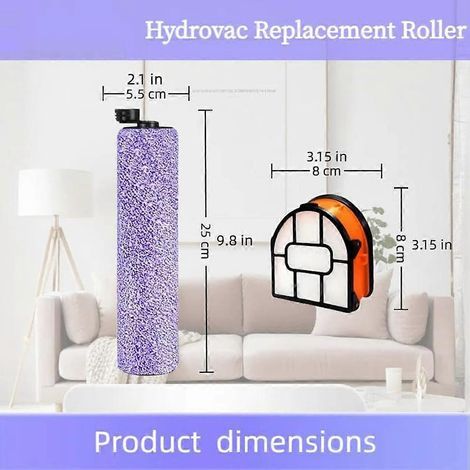 Kit de remplacement de filtre pour aspirateur Shark HydroVac WD101 WD201 WD100 (compatible avec WD200, AW201) (1/4)