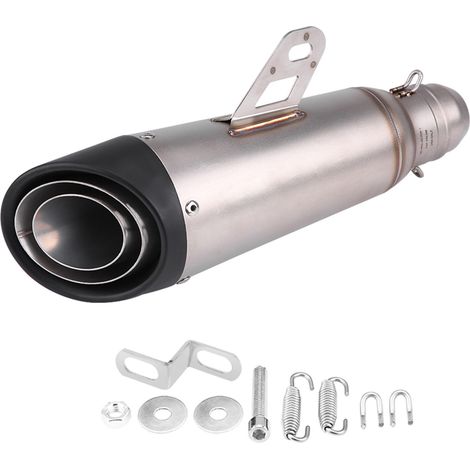 Silencieux d'échappement universel 38-51mm pour moto tout-terrain, tube modifié avec adaptateur (1/5)
