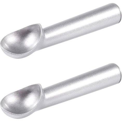 Lot de 2 cuillères à glace en aluminium antiadhésif anti-gel (1/5)