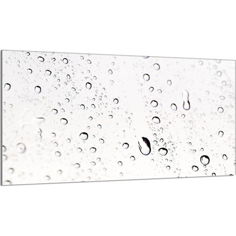 Piastra protettiva in vetro per la stufa 90x52 Krople (1/5)