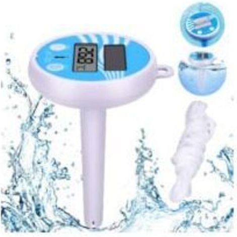 Schwimmendes, digitales Solar-Poolthermometer mit LCD-Bildschirm für Außen- und Innenpools sowie Whirlpools
