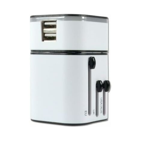 Adaptateur Secteur 5V 3.2 A pour MP3/Appareil Photo numérique/Téléphone Portable/GPS/Haut-Parleur Blanc