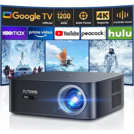Vidéoprojecteur 4K - BAZARLAND30 - K12 - 1500 ANSI Lumens - WiFi 6 - Bluetooth 5.2