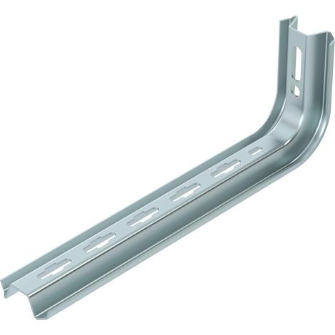 OBO Bettermann Pie de soporte TP/ Pared + Brazo de soporte Uso como pie y brazo B345mm Acero cincado, 6364306