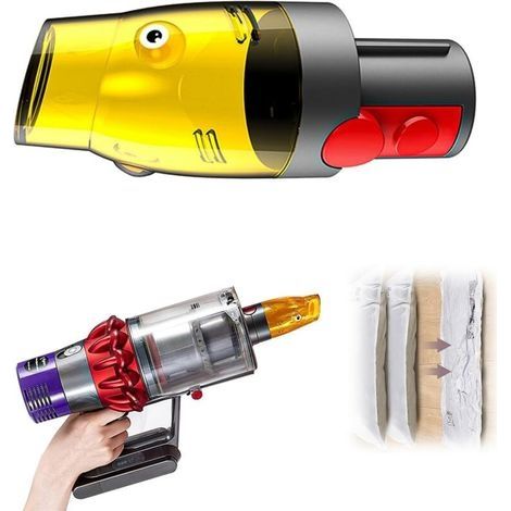 Accessoires pour Dyson aspirateurs, Brosse Aspirateur pour Dyson,Accessoires Aspirateur,Adaptateur de Sac Sous Vide,TêTe D'Aspiration Accessoire pour Dyson V7, V8, V10, V11, V12, V15 S (1/4)