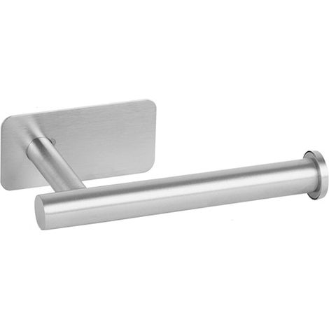 Wandmontierter Toilettenpapierhalter, Edelstahl 304, kein Bohren erforderlich, selbstklebend, Einheitsgröße (1/5)