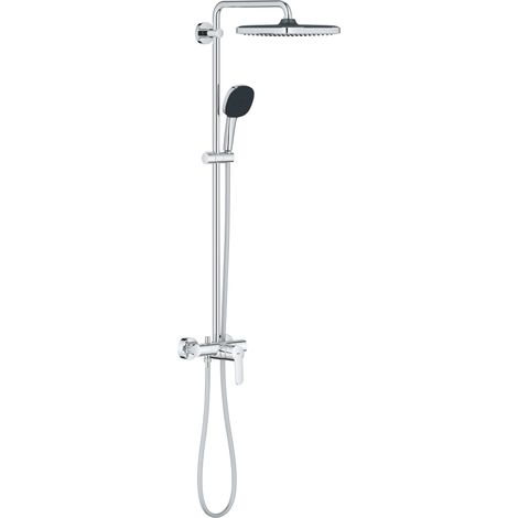 Colonna doccia con miscelatore monocomando - Risparmio idrico - GROHE Vitalio Comfort 250 - Cromato - 26985001