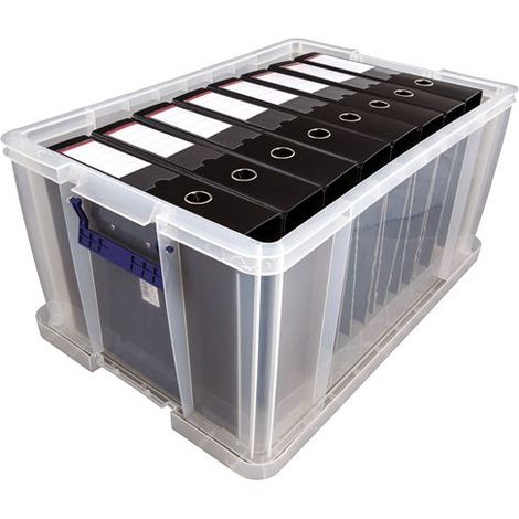 Boite de rangement Transparent Verrouillable 70L, 32cm x 66cm x 45cm ( Prix pour 1 )
