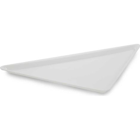 Plat Plexi Triangle - 565X400X17- Blanc - Matériel CHR Pro