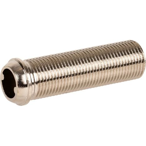 Verlängerungstülle VA5204B zylindrisch, Messing vernickelt 3/8 "
