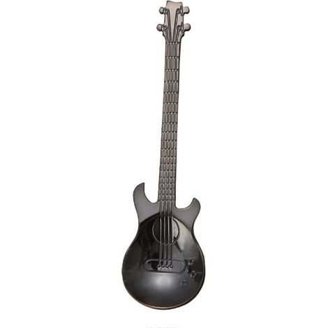 Cuillère Guitare - Acier Inoxydable - Pour Café Thé - 12 cm - 18 g - Multicolore