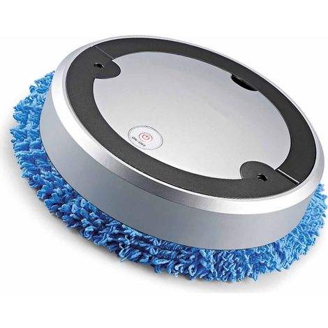 Aspirateur robot intelligent, nettoyeur ménager paresseux, balai à franges, autolaveuse, gris argenté (1/5)