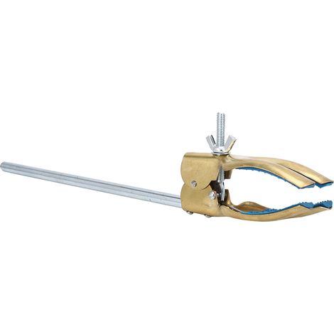 Pince de laboratoire universelle en cuivre, fixation pour ballon, condenseur, porte-tube à essai, serre-joint robuste pour support chimie. (1/5)