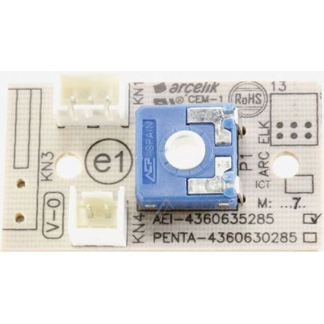 PLATINE AVEC THERMOSTAT POUR REFRIGERATEUR BEKO