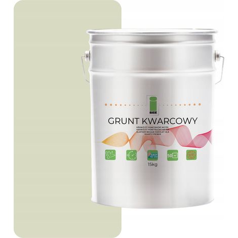 PRIMER AL QUARZO PER INTONACO SILICONE 15 kg BIANCO VERDE CHIARO F481 (1/5)