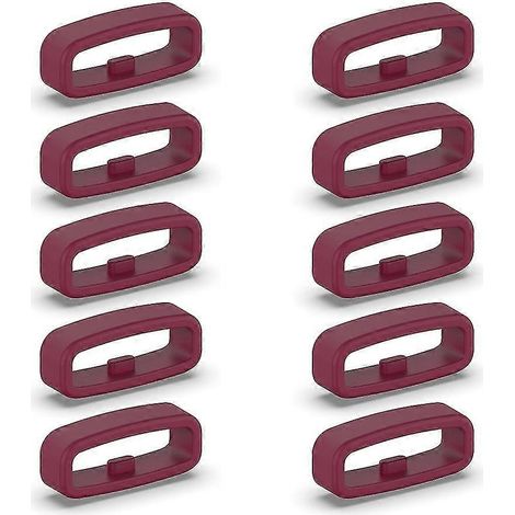 Silikon-Armband-Halteringe 18 mm 20 mm 22 mm Verschlussbänder für sicheren Halt (22 mm Rot) (1/5)