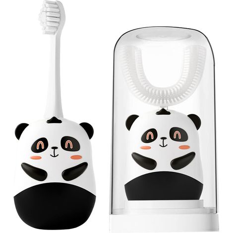 Brosse à dents électrique pour enfants (1 unité), brosse à dents en forme de U pour les tout-petits, R-AquaForge