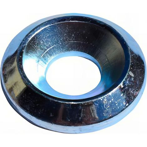 Rondelle cuvette pour vis tête fraisée M8 mm Zinguée - Boite de 100 pcs - Fixtout RDCUV0802B