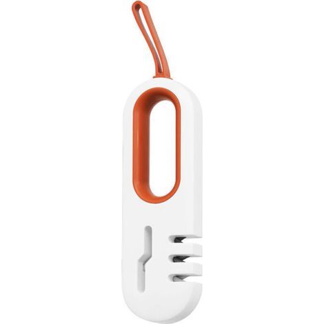 Ulisem 4-in-1 Portable Knife and Scissor Sharpener, Professional 4-Stage Manual Sharpener for Kitchen Knives (1/4)