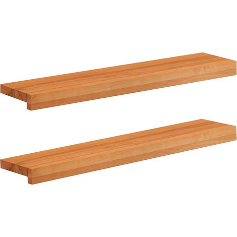 vidaXL Soglie per finestre 2 pz Marrone Chiaro 70 x 20 x 2 cm (1/5)