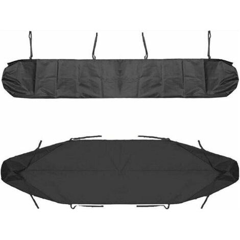 De Terrasse De Rangement Housse Auvent Verser/Abri/Tonnelle - Protection La Neige Anti-poussiere en Imperméable étanche Contre Hiver, Jardin De Auvent Verser (noir,3m)