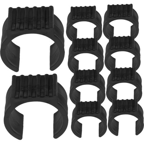 20 protections de pieds meubles en plastique forme U, embouts antidérapants pour chaises, (1/5)