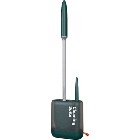 Brosse WC flexible pour un nettoyage en profondeur, base en silicone rainurée pour une hygiène optimale et un séchage rapide, idéale pour la salle de bain ou les toilettes.-AquaForge (1/5)
