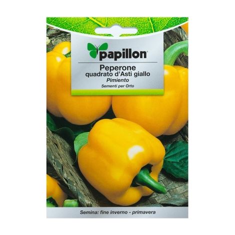 SEMI ORTO PAPILLON "PEPERONE QUADRATO GIALLO" - CF. BUSTA 1,5 (1/2)