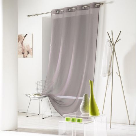 Rideau Voilage "Effea" 140x240cm Noisette