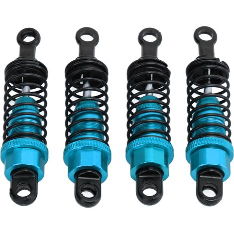 Stück 64-mm-Metallstoßdämpfer mit Silentblock für RC-Teile WPL Blau (1/5)