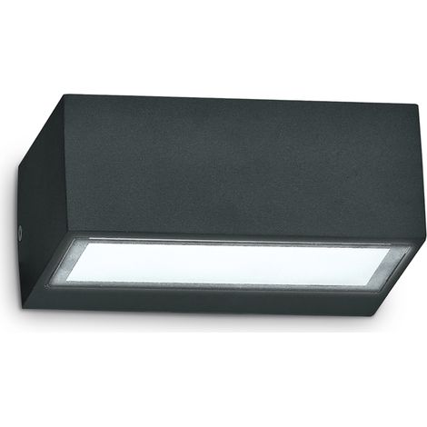 Applique Moderna Twin Alluminio Nero 1 Luce G9 3W 3000K Luce Calda (1/3)