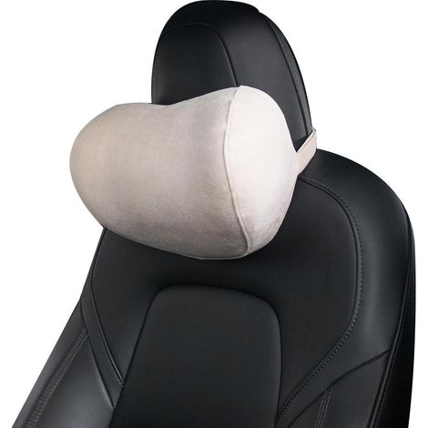 Auto Nackenkissen aus Memory Foam, C-Form, Beige (1/5)