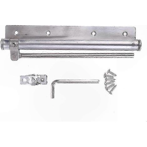 Fermeture de porte automatique réglable, dispositif anti-incendie dissimulé en métal, ressort de sécurité pour porte, quincaillerie robuste, installation facile. (1/5)