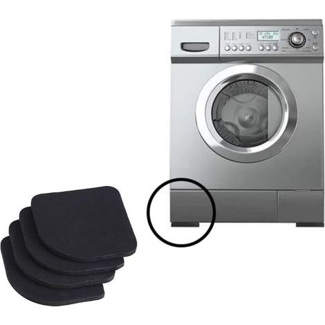 4pcs Tapis Anti Vibration Machine à Laver Pads EVA Anti-Vibration Pads pour Appareil Ménager Scratch Protector (1/5)