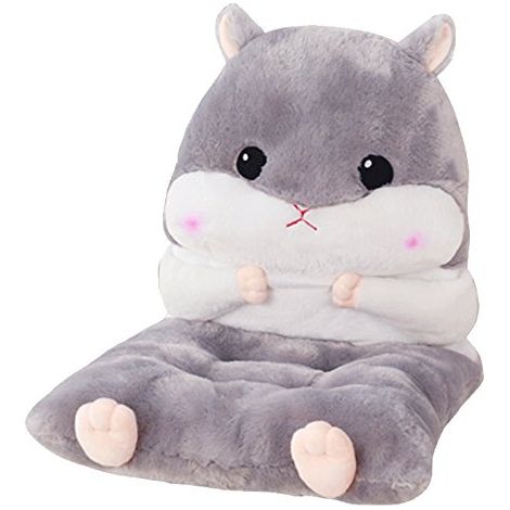 Coussin de Chaise Siamois Chaud Coussin d'Assise Siège Détachable Galettes de Chaise Epais Doux Motif Hamster Mignon Coussin de Jardin Exterieur Fauteuil Bureau Cuisine Salle à Manger Confortable (1/5)