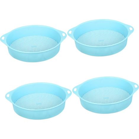 4pièces à Sol Manual pour Jardinage Outil De Sieve De Terre pour Filtrer Débris Et Sifting Pan Pratique pour Sol (1/5)